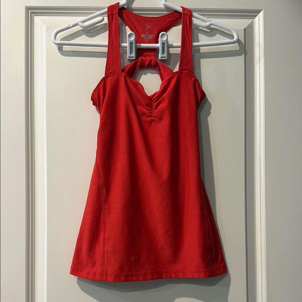 Old Navy Athletic Tank Top - Red/Orange